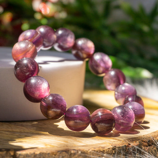 Lepidolite Crystal Mini Tumble Bead Bracelet
