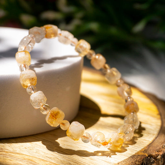 Citrine Crystal Fancy Bracelet