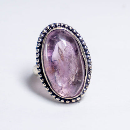 Amethyst Crystal Ring