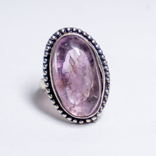 Amethyst Crystal Ring