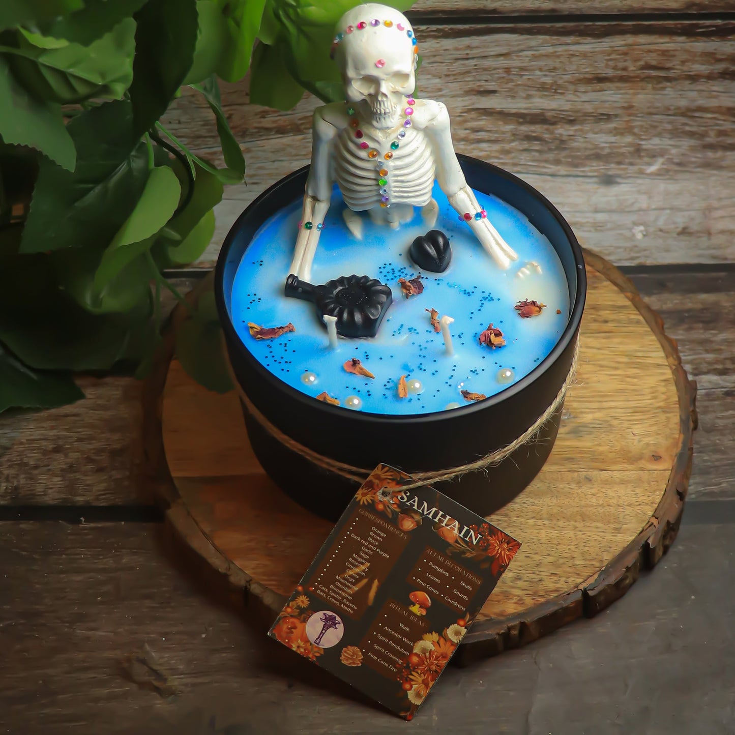 Premium Edition Halloween/Samhain Intention Candle/Altar Candle/Ritual Candle