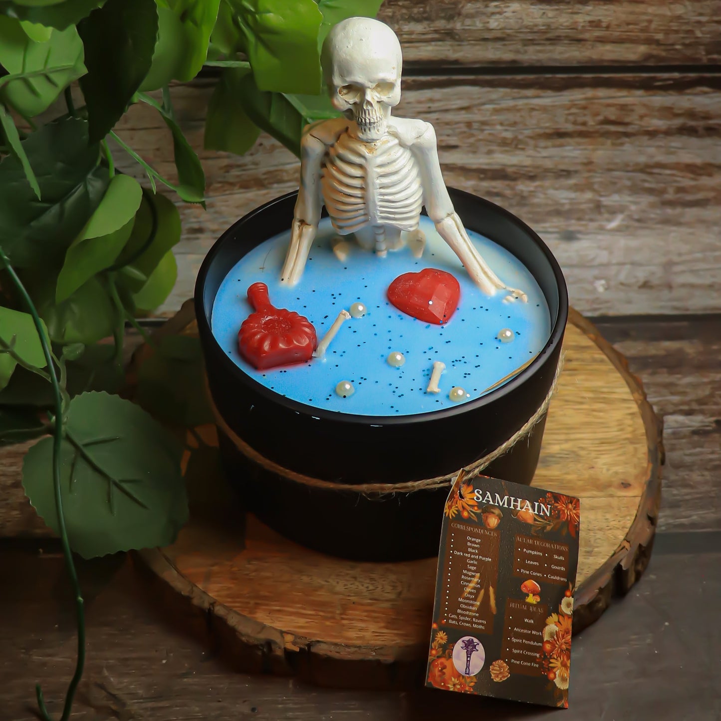 Premium Edition Halloween/Samhain Intention Candle/Altar Candle/Ritual Candle