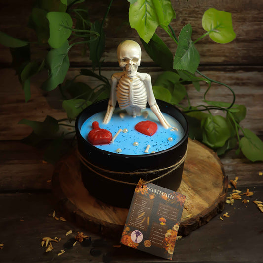 Premium Edition Halloween/Samhain Intention Candle/Altar Candle/Ritual Candle