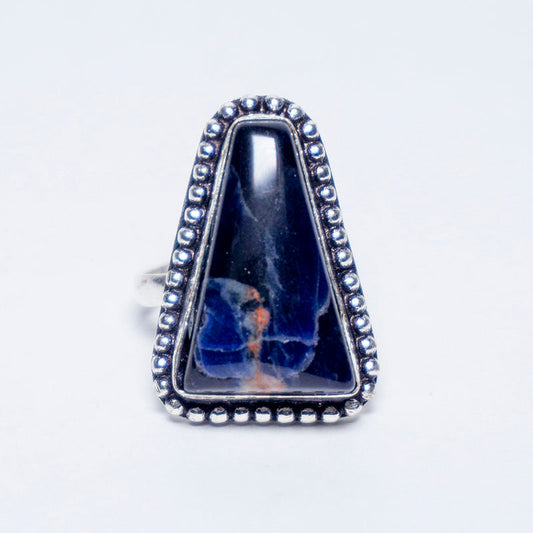 Lapis Lazuli Crystal Ring