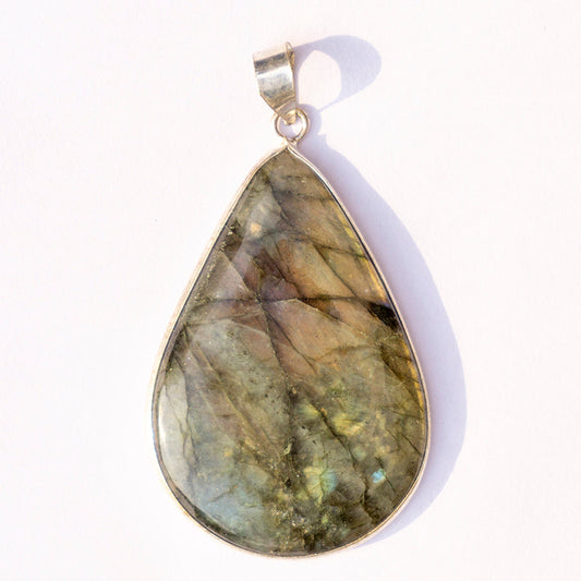 Labradorite Crystal Pendant