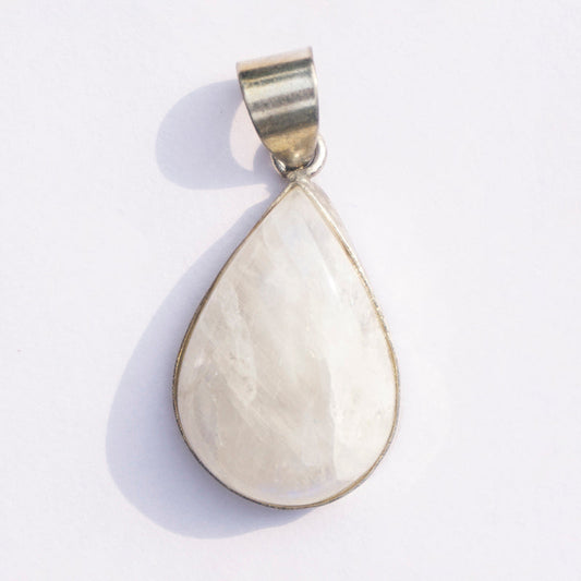 Rainbow Moonstone Crystal Pendant