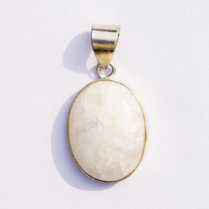 Rainbow Moonstone Crystal Pendant