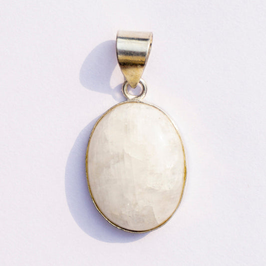 Rainbow Moonstone Crystal Pendant