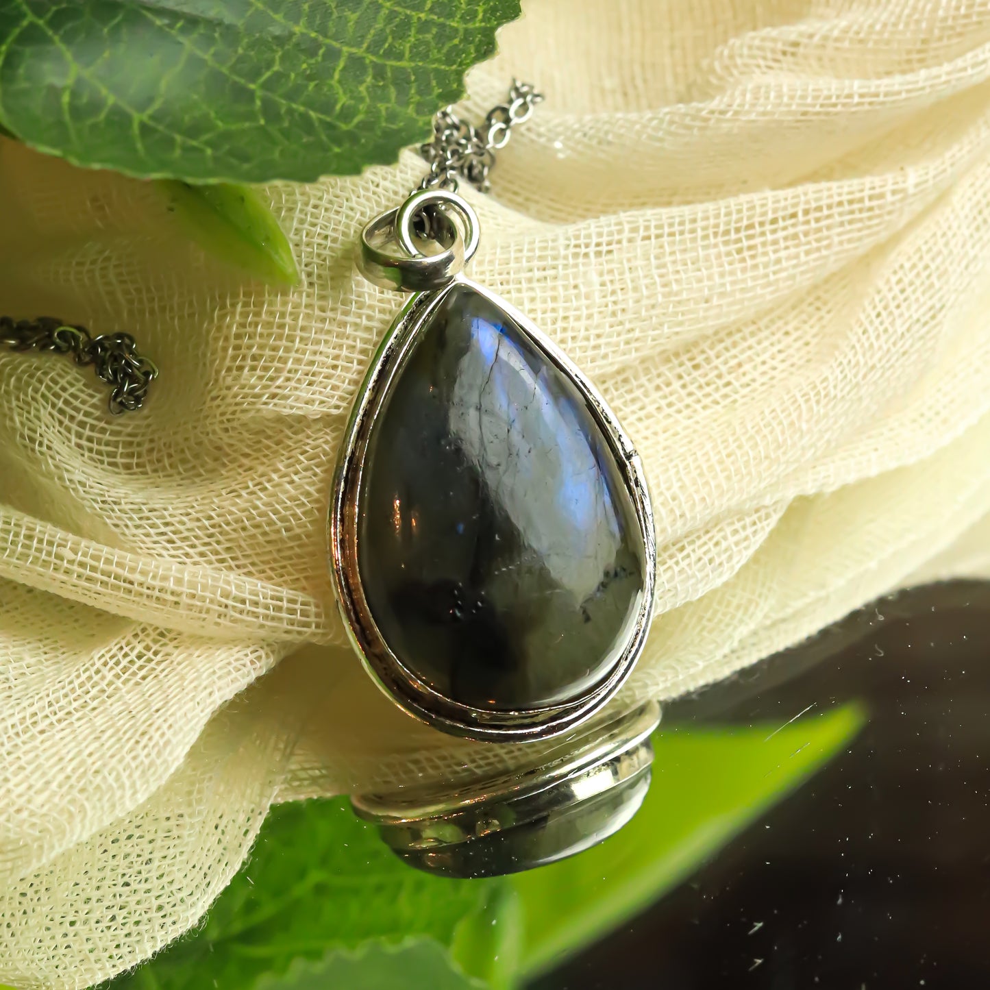 Real Labradorite Pendent