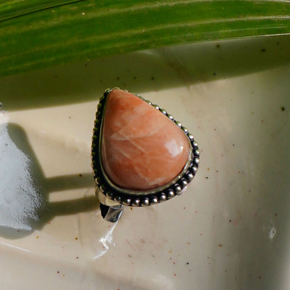 Scolecite Crystal Ring