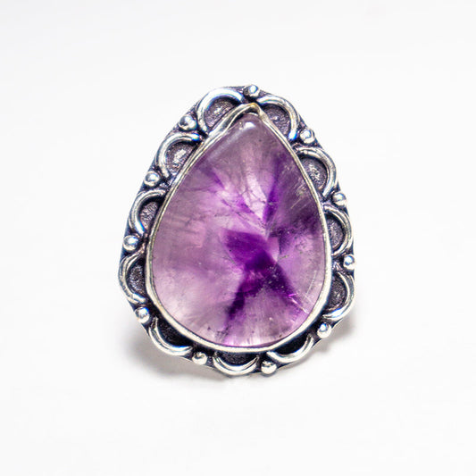 Amethyst Crystal Ring