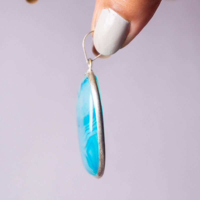 Nicolo Onyx Crystal Oval Pendant