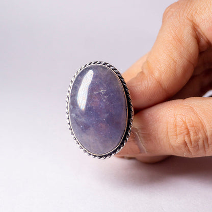 Amethyst Crystal Ring