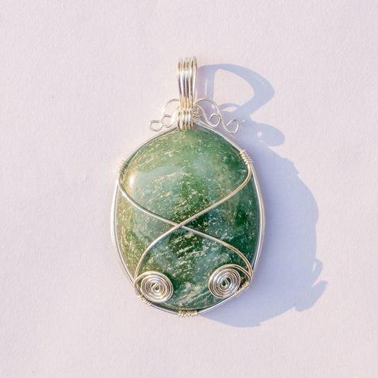 Green Aventurine Crystal Pendant