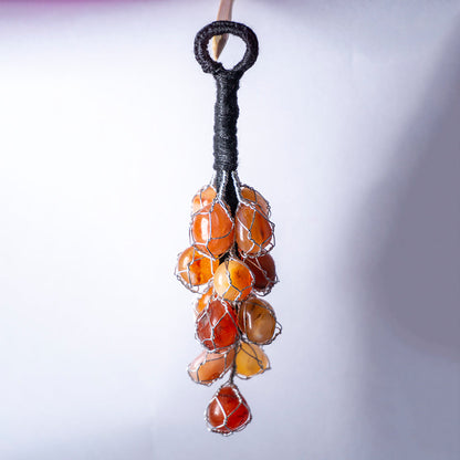 Silver Carnelian Hanger