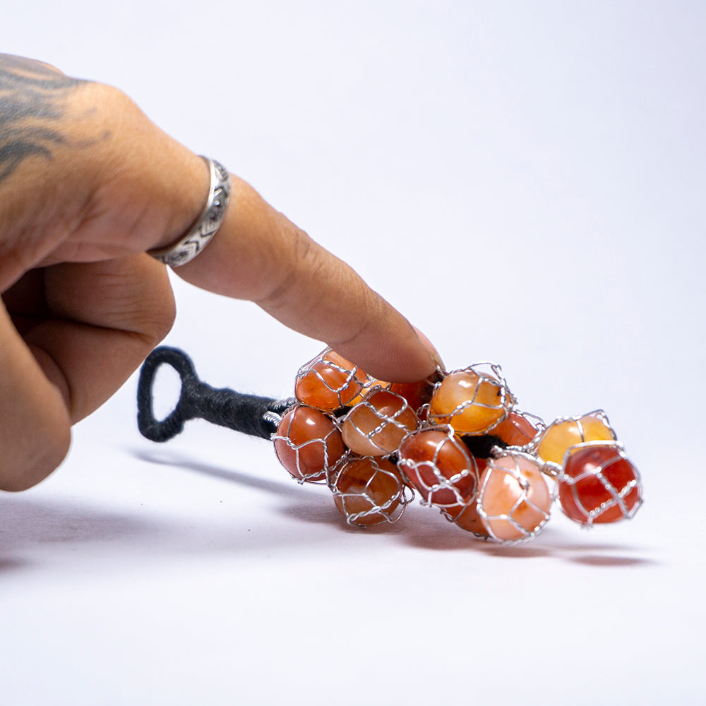 Silver Carnelian Hanger