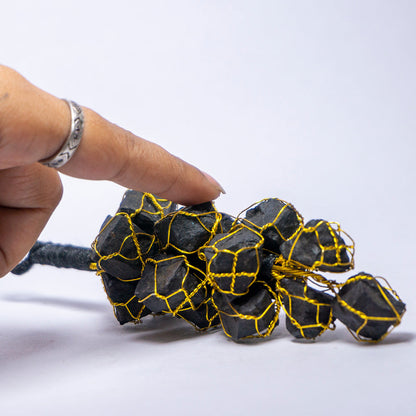 Golden Black Tourmaline Hanger