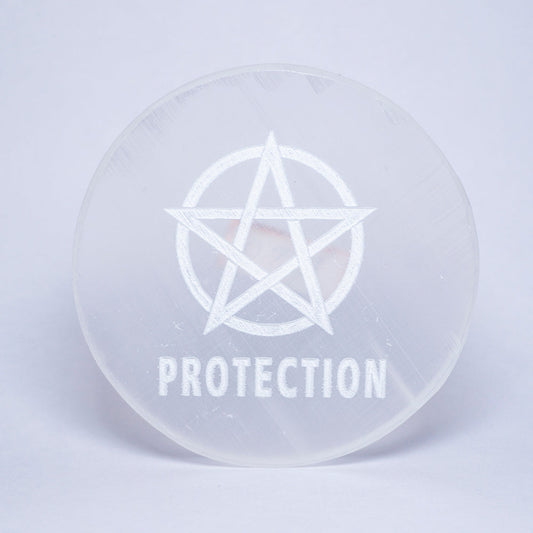 Protection Selenite Crystal Slab