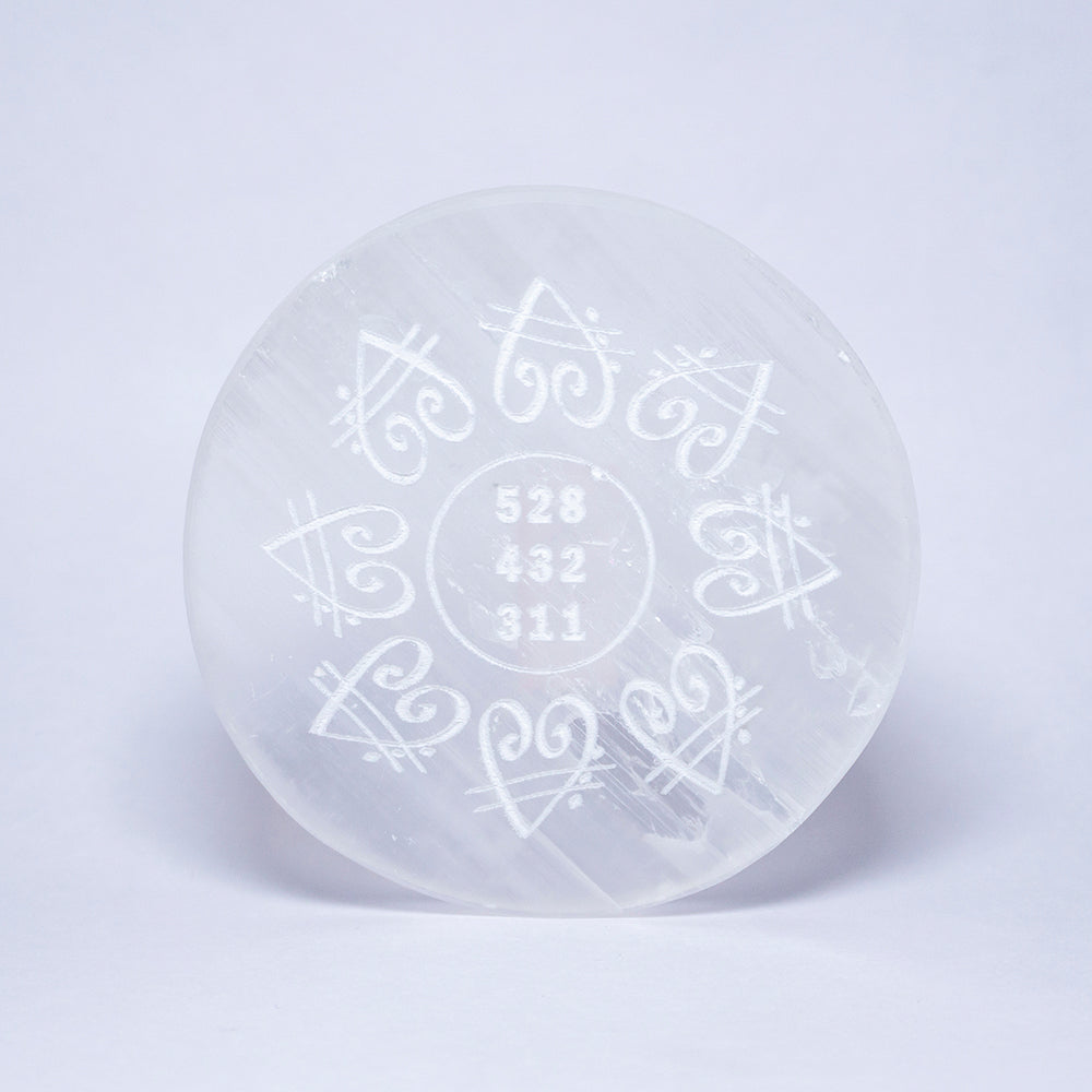 Reiki Divine Selenite Crystal Slab