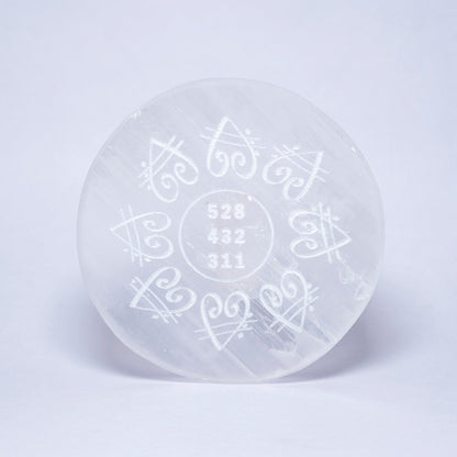 Reiki Divine Selenite Crystal Slab