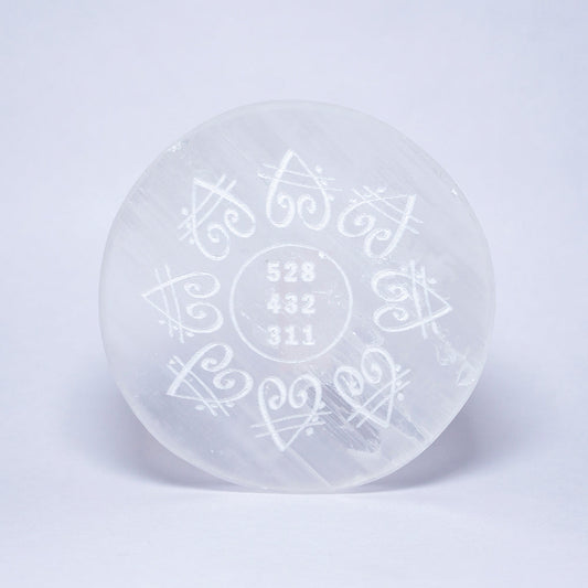 Reiki Divine Selenite Crystal Slab