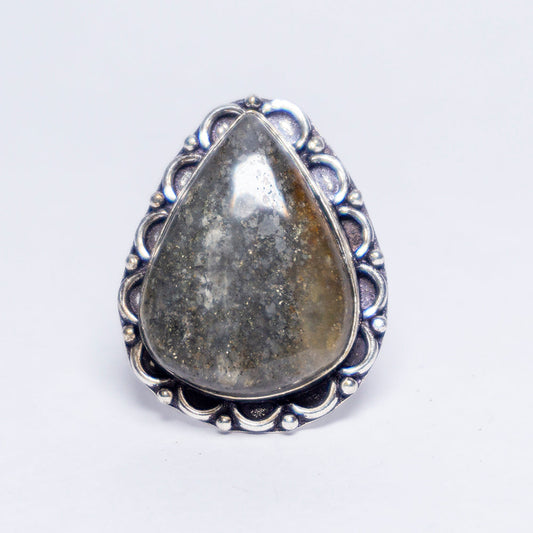 Dendritic Agate Crystal Ring
