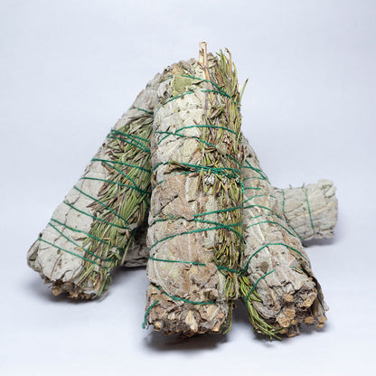 Pack Of 4 - Sage With Rosemary Smudge Stick Bundle