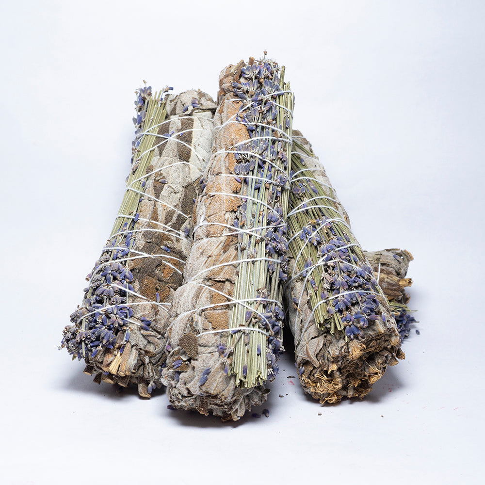 Pack Of 4 - Sage With Lavendar Smudge Stick Bundle