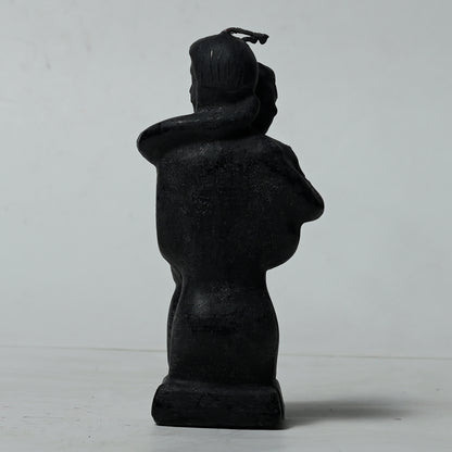 Real Couple Hugging Figure Candle Black Style 3