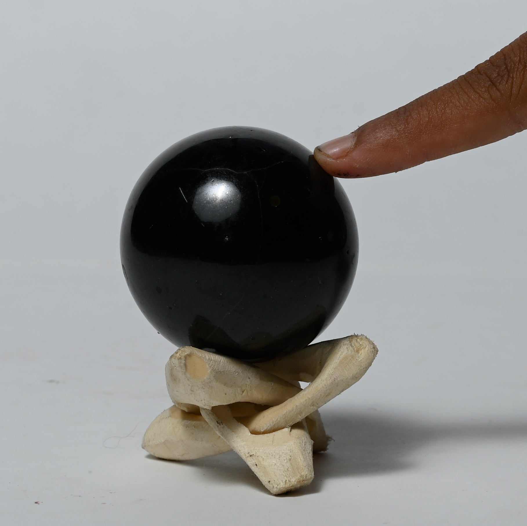 Real Shungite Crystal Ball Sphere