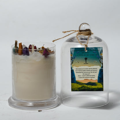 Garden Of Happiness , Angel Guidance , Manifestation Candle At Its Best Intention Candle/Altar Candle/Ritual Candle