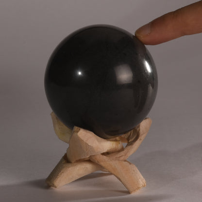 Real Shungite Crystal Ball Sphere