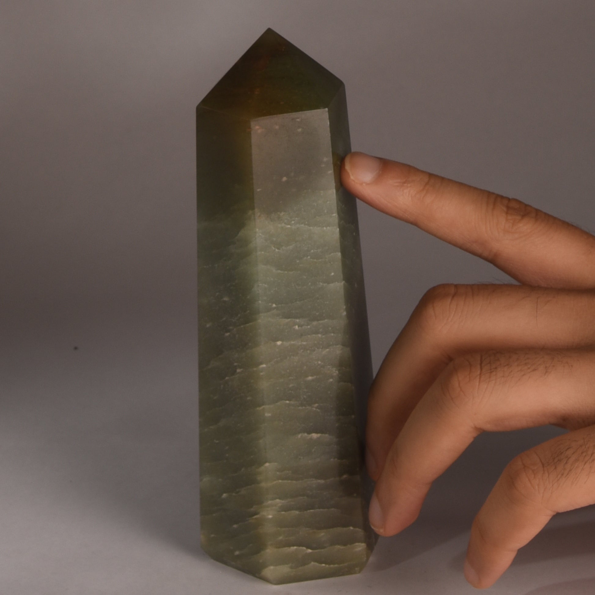 Real Green Aventurine Crystal Tower