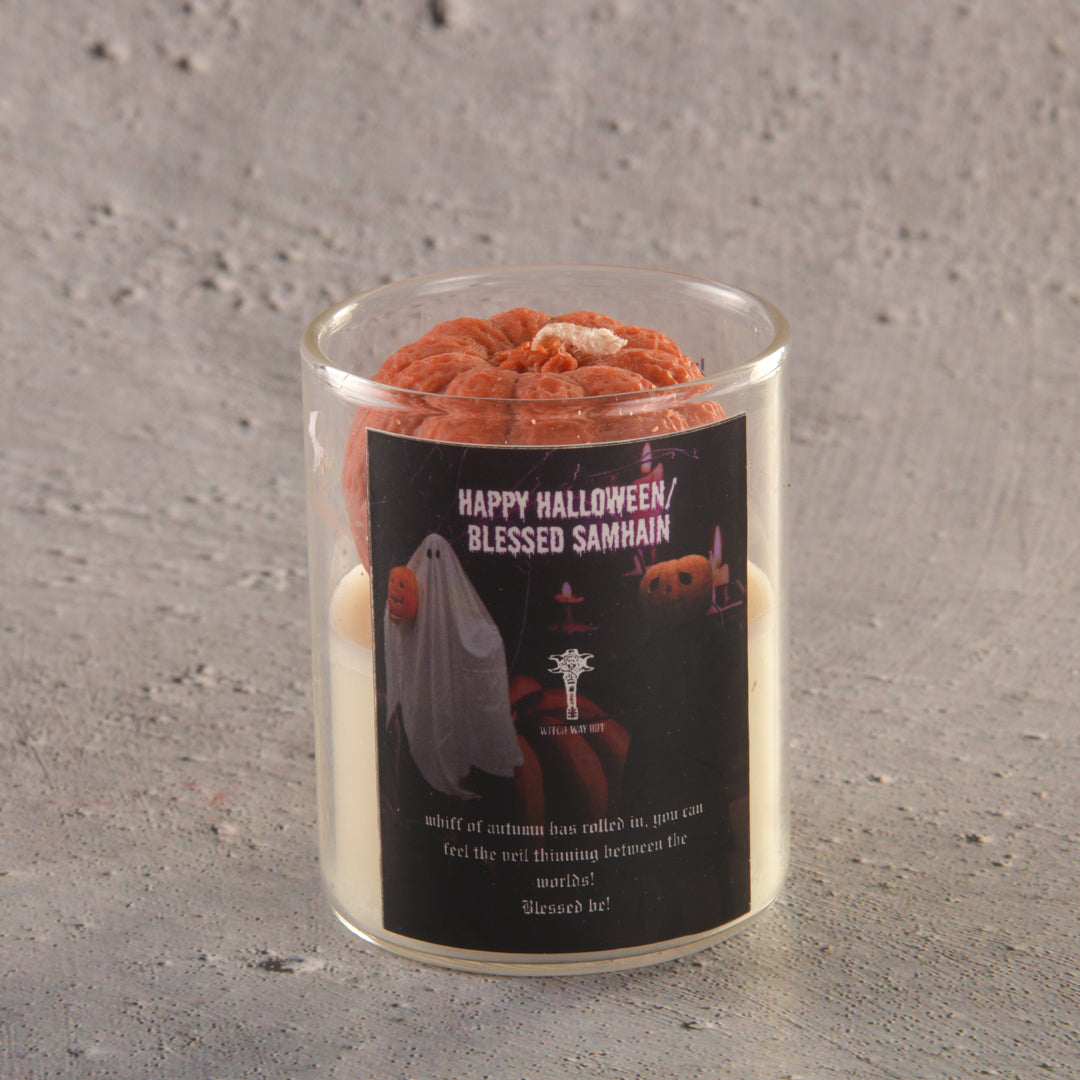 Samhain altar Intention Candle- ancestral divination/ decor candle