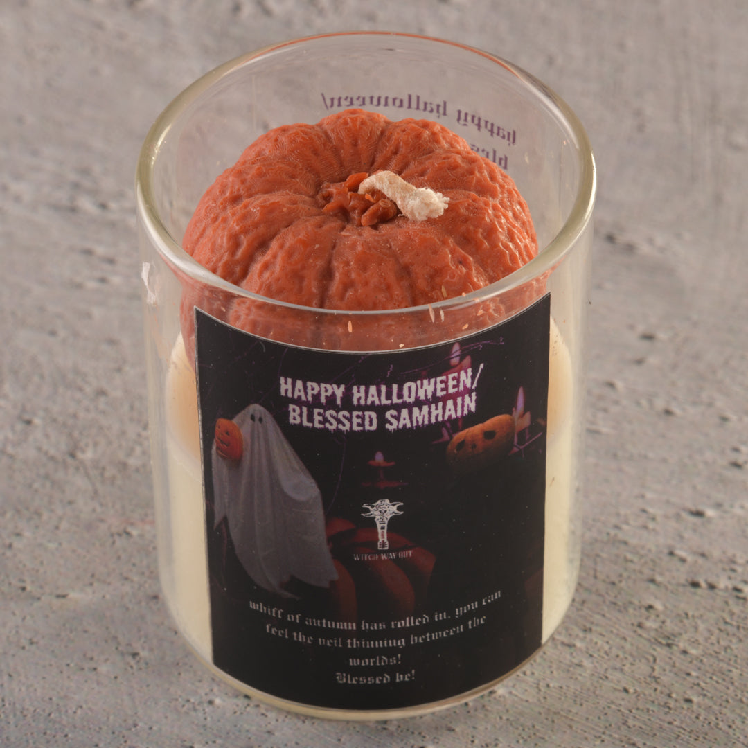 Samhain altar Intention Candle- ancestral divination/ decor candle