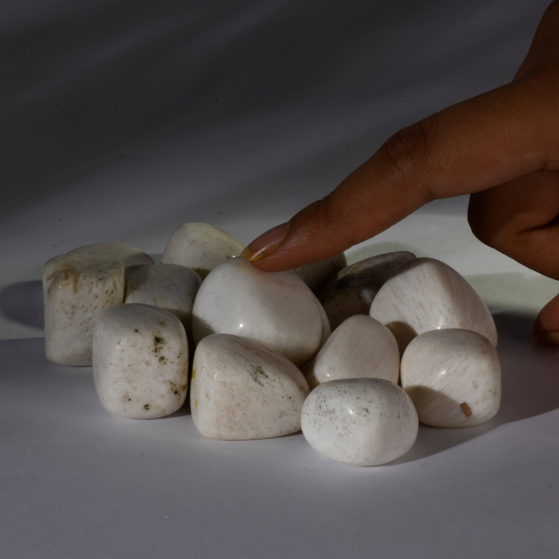 Tumbled Out Scolecite Crystal Tumbles/Tumbled Stone by Witch Way Out – Witch Way Out IN