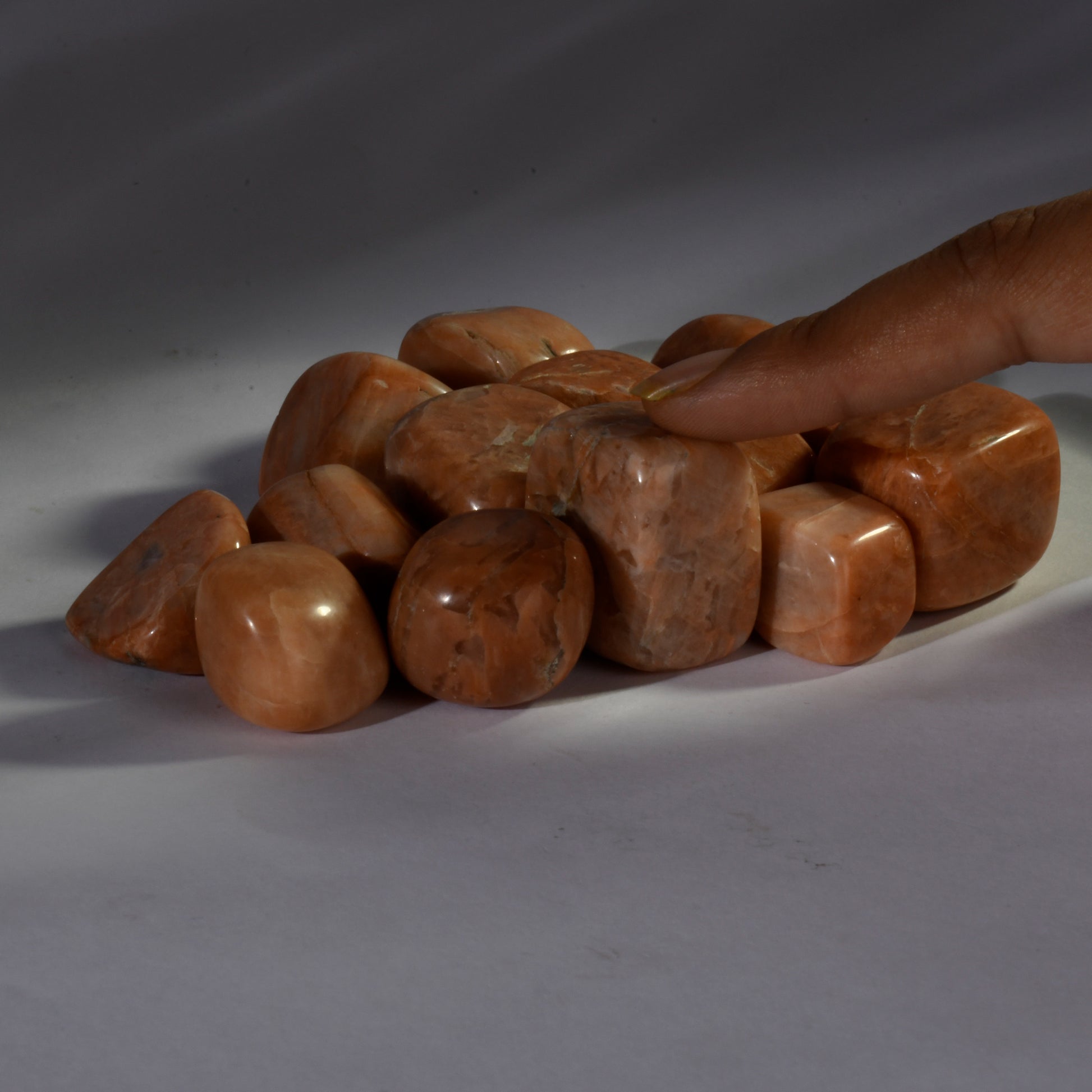 Tumbled Out Peach Moonstone Crystal Tumbles/Tumbled Stone by Witch Way Out – Witch ...