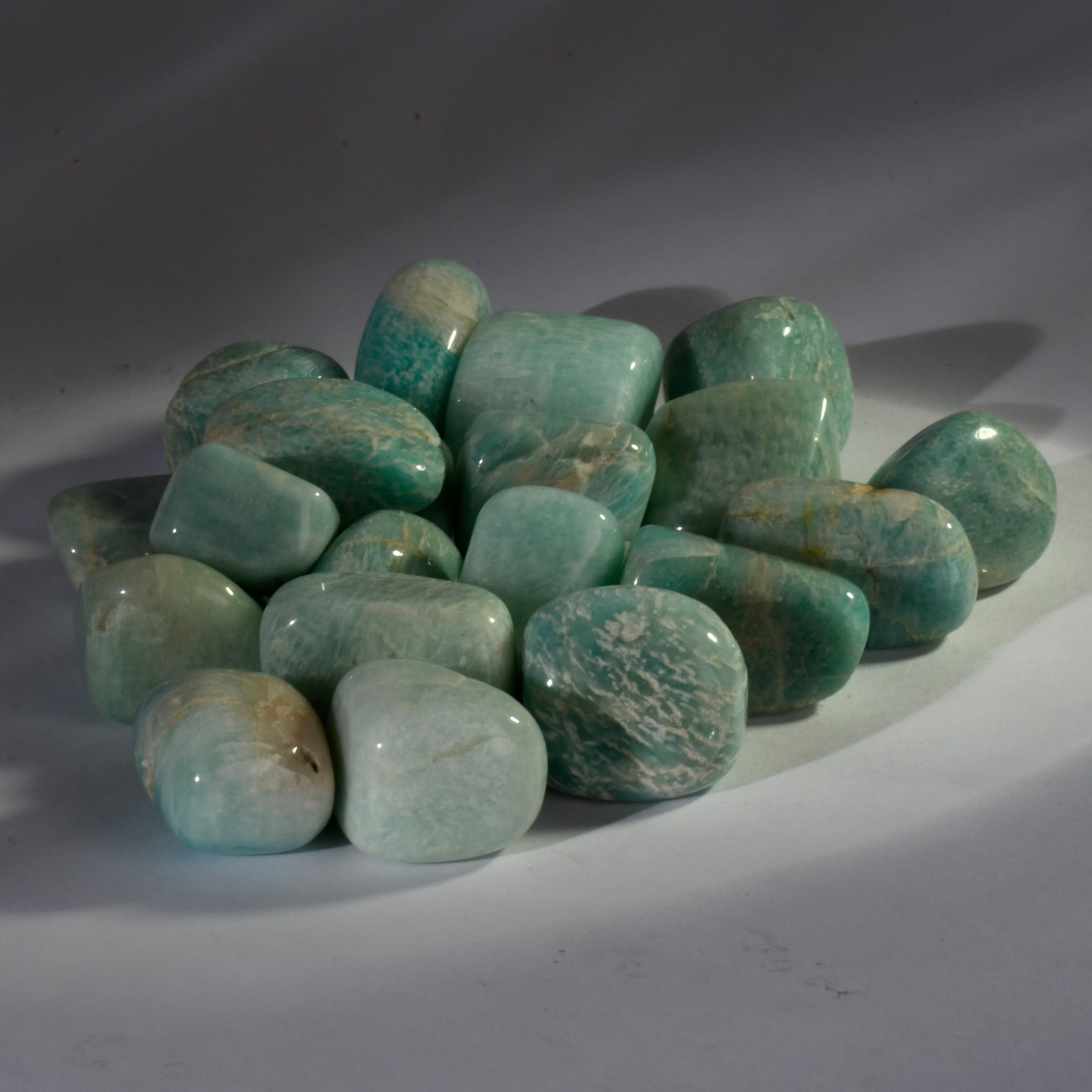 Tumbled Out Amazonite Crystal Tumbles/Tumbled Stone by Witch Way Out – Witch Way Out IN