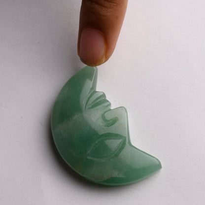 Green Aventurine Half Moon Shaped Crystal