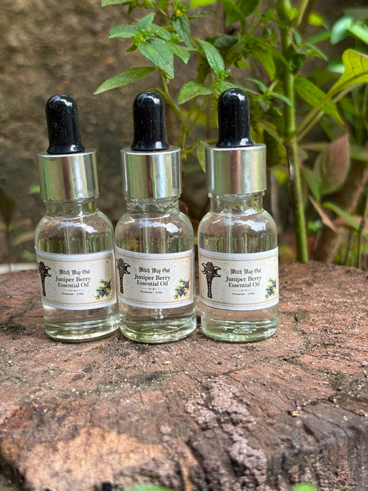 Juniper Berry Essential Oil for protection, cleansing, and spiritual renewal