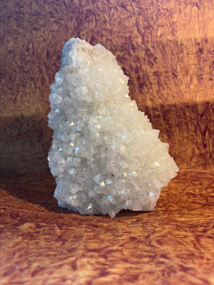 Natural Clear Quartz Geode for meditation, manifestation, Reiki, and spiritual practices