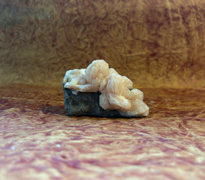 Natural Stilbite crystal geode