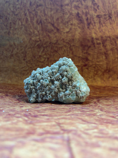 Natural Green Apophyllite crystal geode
