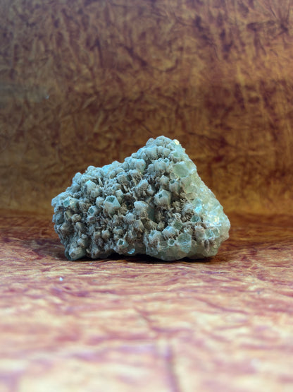 Green Apophyllite Geode associated with Heart Chakra healing, self-love, and emotional renewal