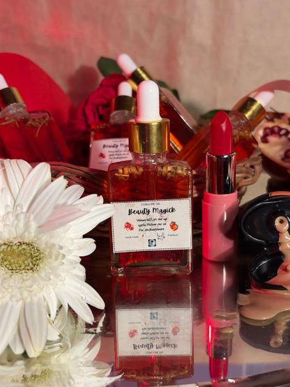 Beauty magick conjure oil for attraction confidence and self love rituals
