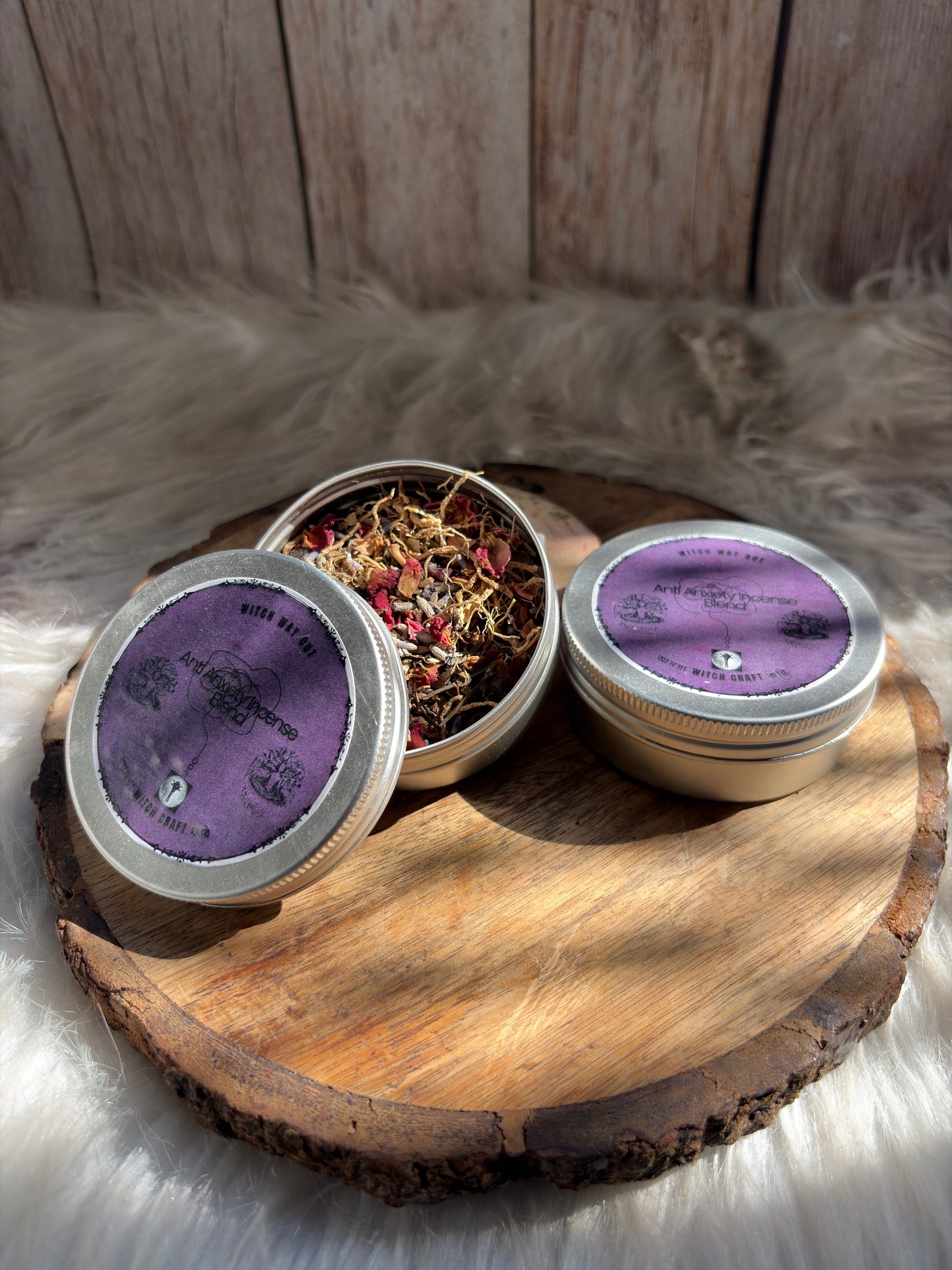 Anti anxiety incense blend for stress relief relaxation and meditation