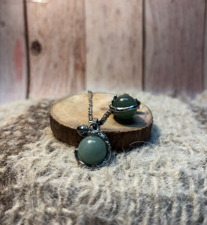 green aventurine pendant