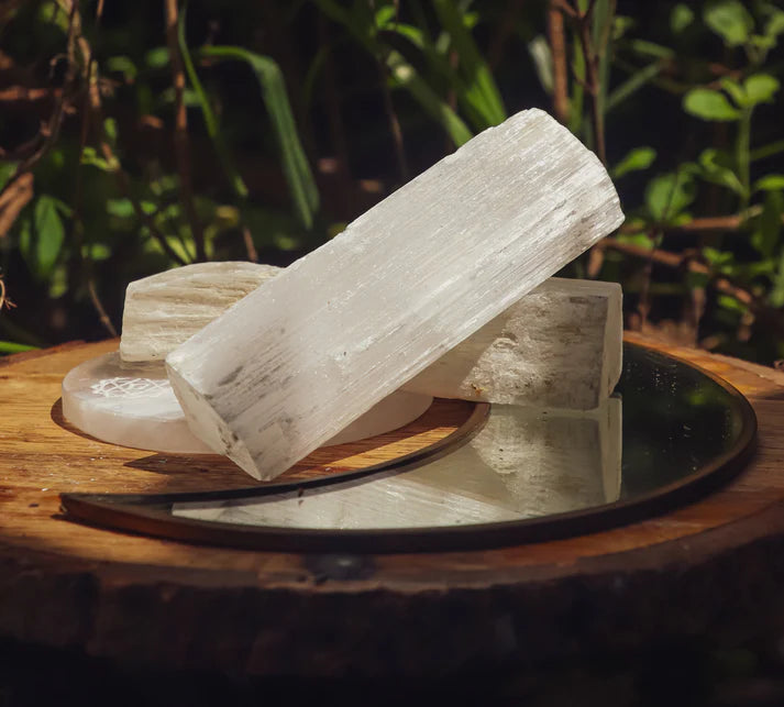Selenite Crystal Wand Altarware (For Altar)