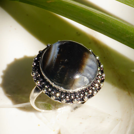 Real Sulemani Hakik Crystal Ring