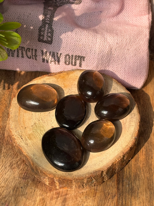 Smokey Quartz Crystal Cabochons